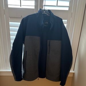 The North Face Dark Blue and Charcoal Jacket